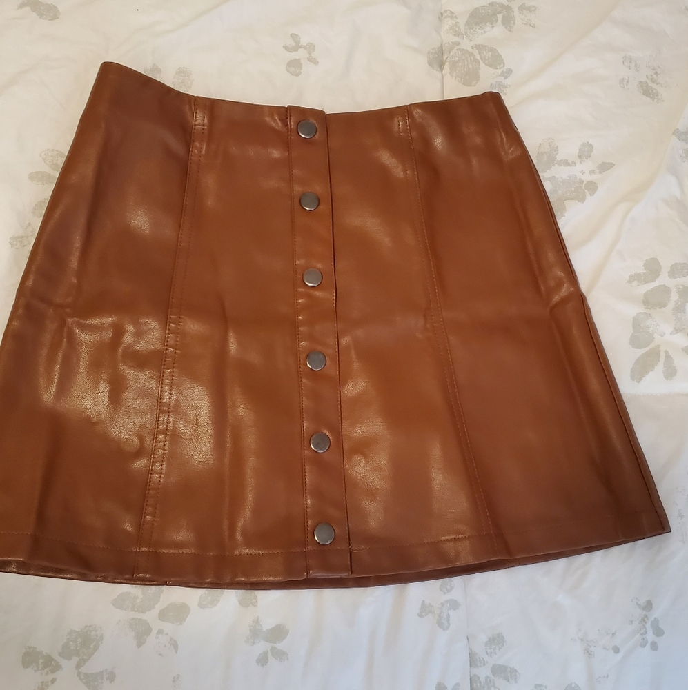 NWT forever 21 Burnt Brown Skirt